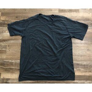 Lululemon Mens 2XL Blue Short Sleeve Athletic Tee T Shirt
